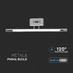 8W Kinkiet LED / Lustra - obrazy / Chrom / Barwa:3000K
