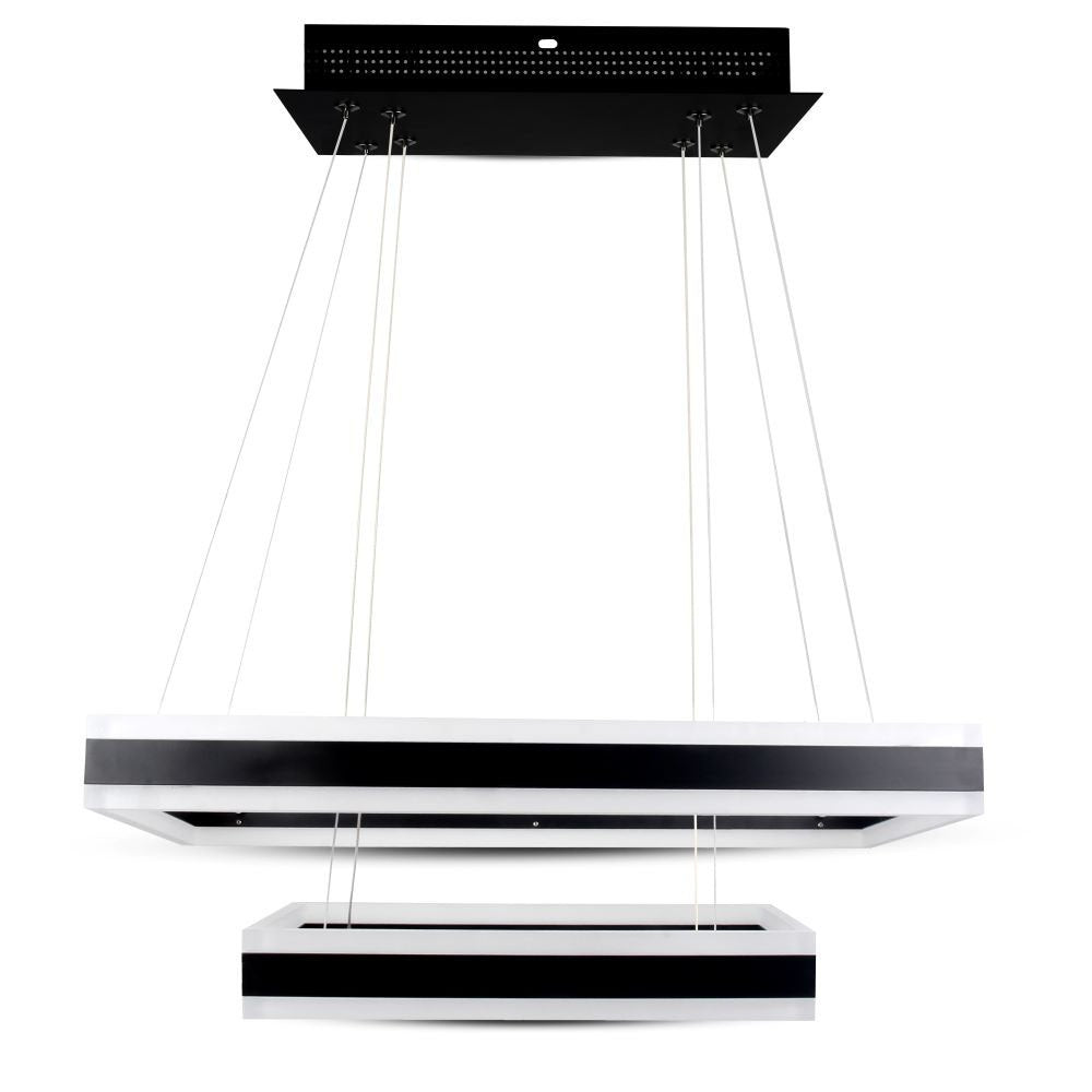 D 115W Lampa Wisząca LED / Barwa:3000K/ Ściemniana / Czarny