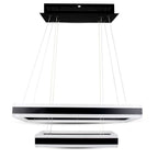 D 115W Lampa Wisząca LED / Barwa:3000K/ Ściemniana / Czarny