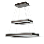 D 115W Lampa Wisząca LED / Barwa:3000K/ Ściemniana / Brązowy