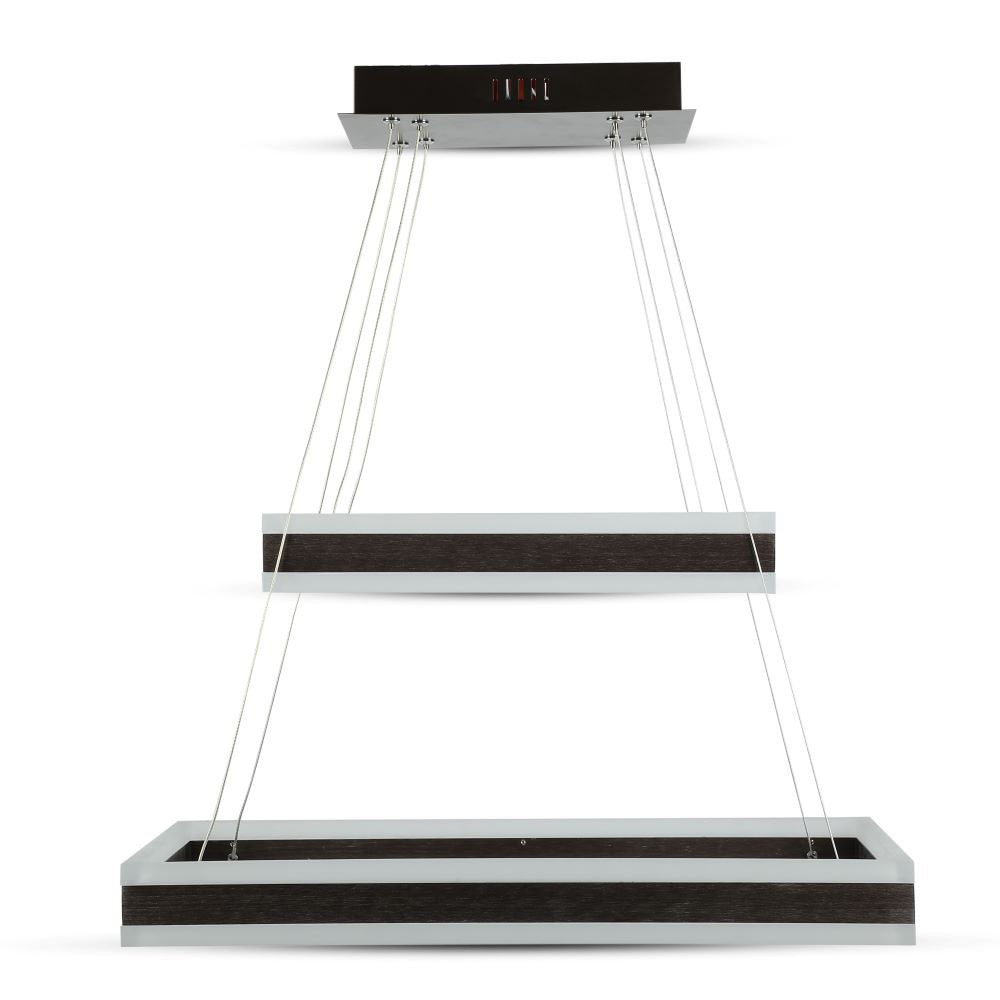 D 115W Lampa Wisząca LED / Barwa:3000K/ Ściemniana / Brązowy