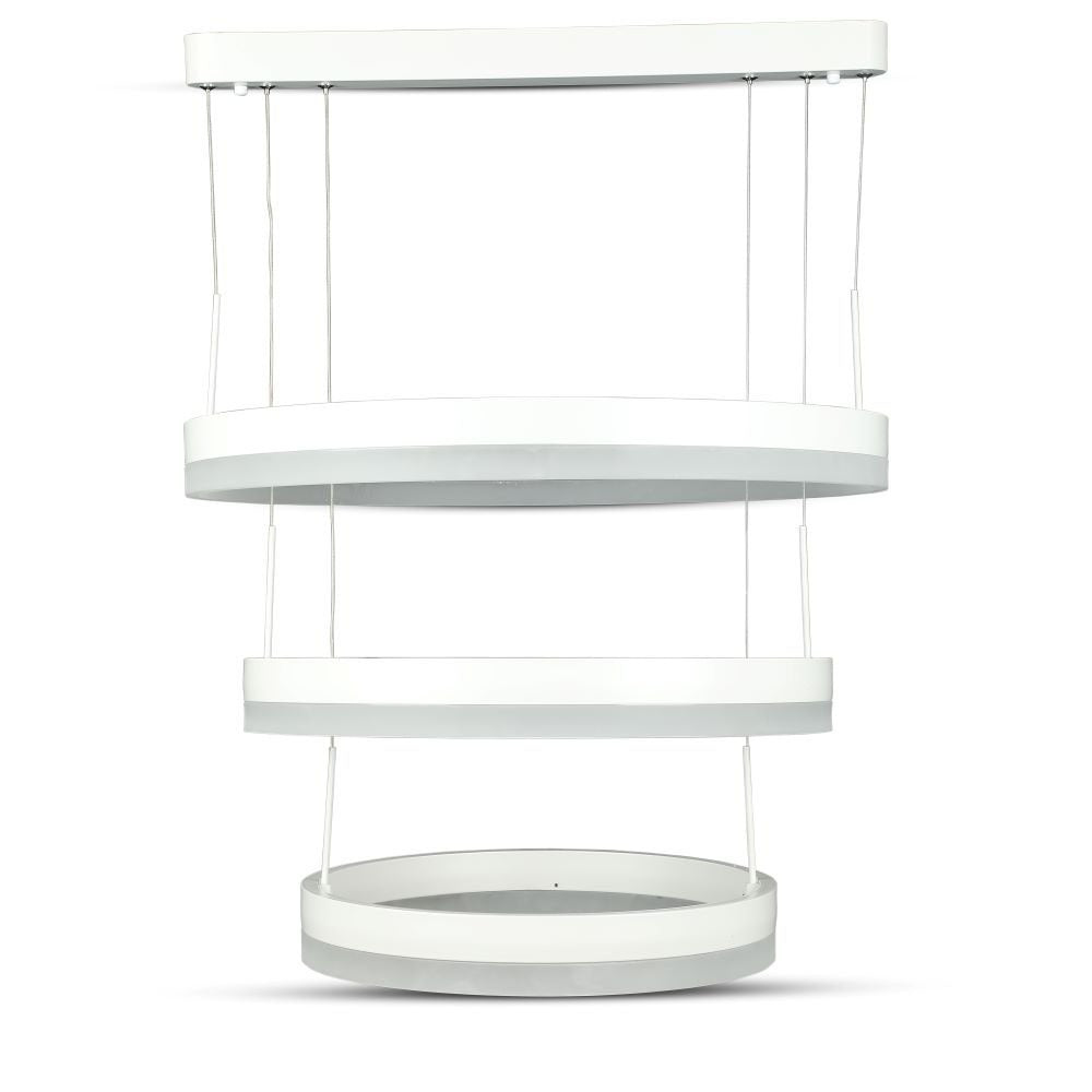 D 92W Lampa Wisząca LED / Barwa:3000K/ Ściemniana / Biały