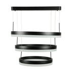 D 92W Lampa Wisząca LED / Barwa:3000K/ Ściemniana / Czarny