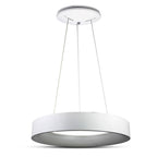 D 30W Lampa Wisząca LED / Barwa:3000K / Biały / Ściemniana