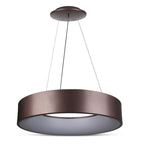 D 30W Lampa Wisząca LED / Barwa:3000K / Brązowy / Ściemniana