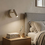 kinkiet/spot round Axion beige/gold 1xGU10