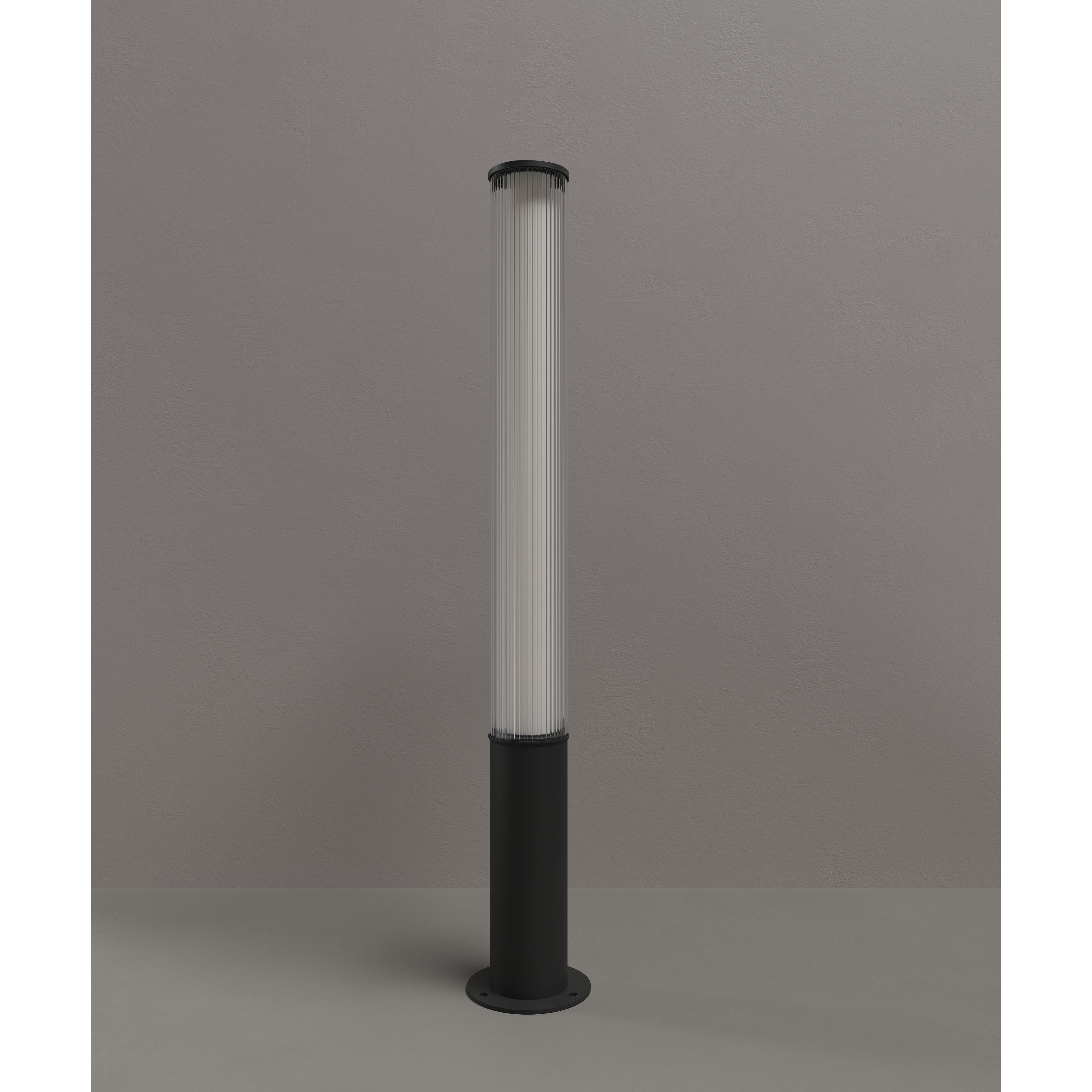 Maxlight Lampa podłogowa Gardenia 25W - Aluminium + pc - Czarny F0064