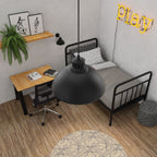 żyrandol Sven big black 1xE27