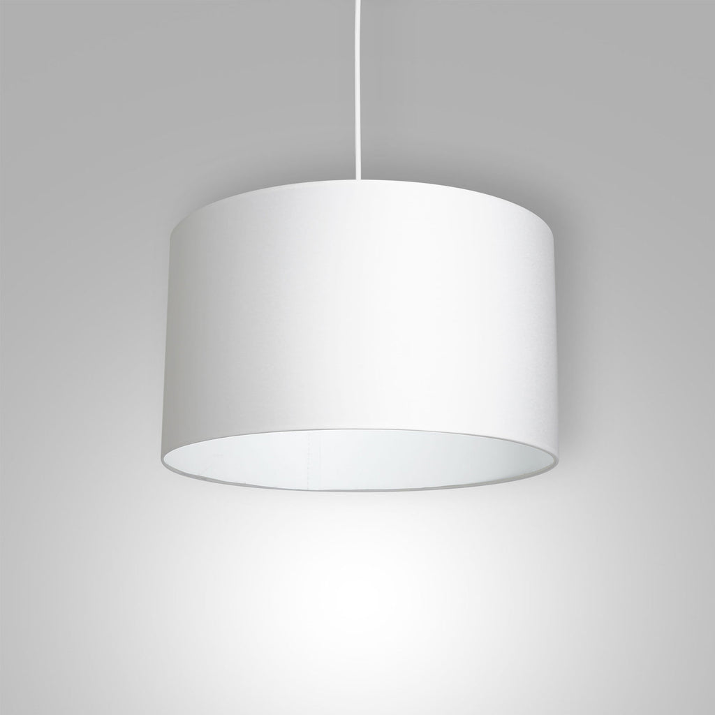 żyrandol Arden white, cylinder shade dia 400, h 250 white 1xE27