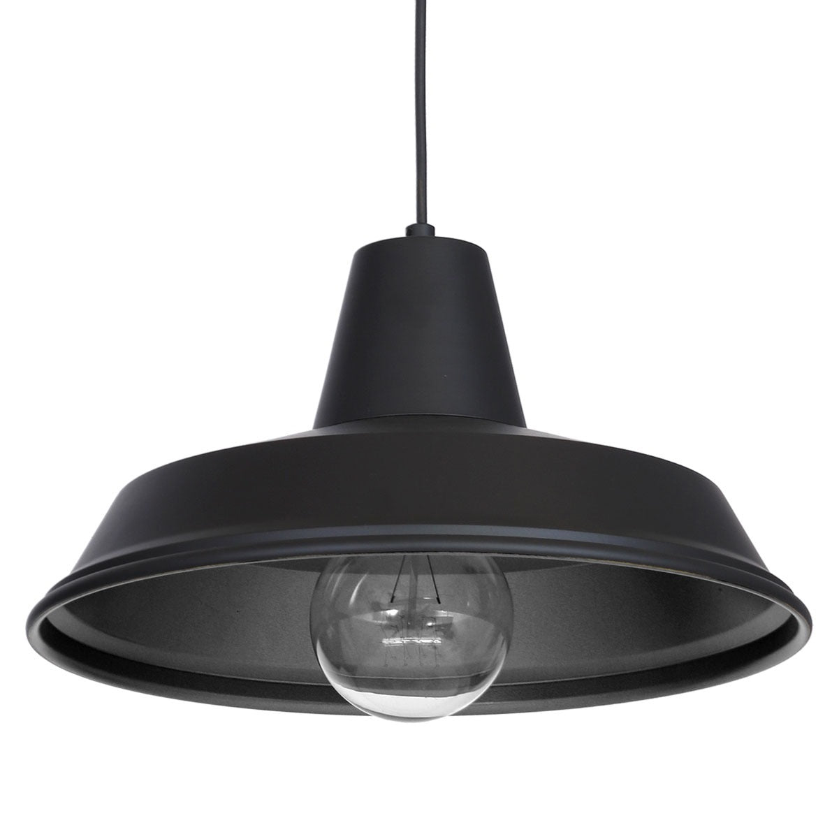 żyrandol Class black 1xE27