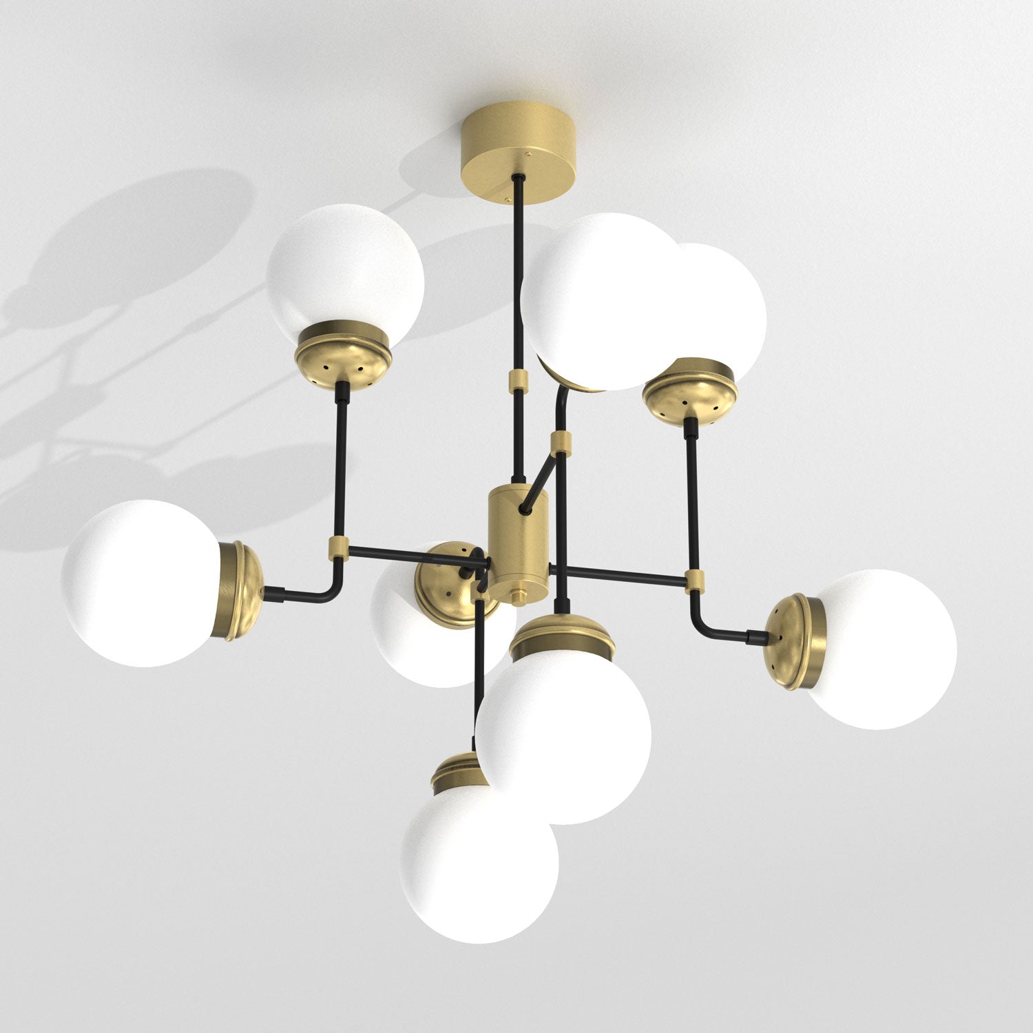 ceiling lamp Hydro opal dlass dia 160 mm 8xE27