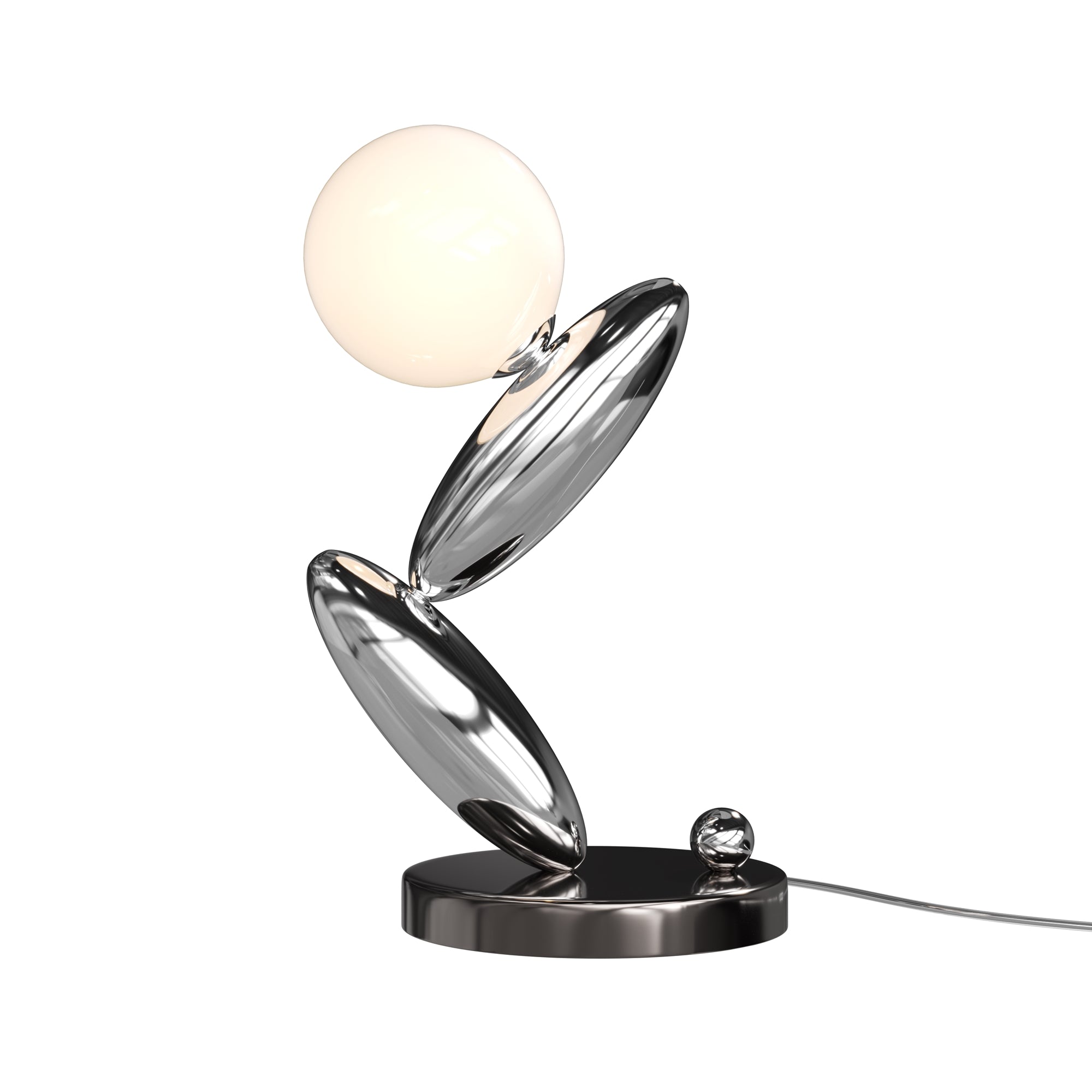 Maytoni Lampa stołowa Resonance - Metal - Platynowy MOD482TL-L6PT3K