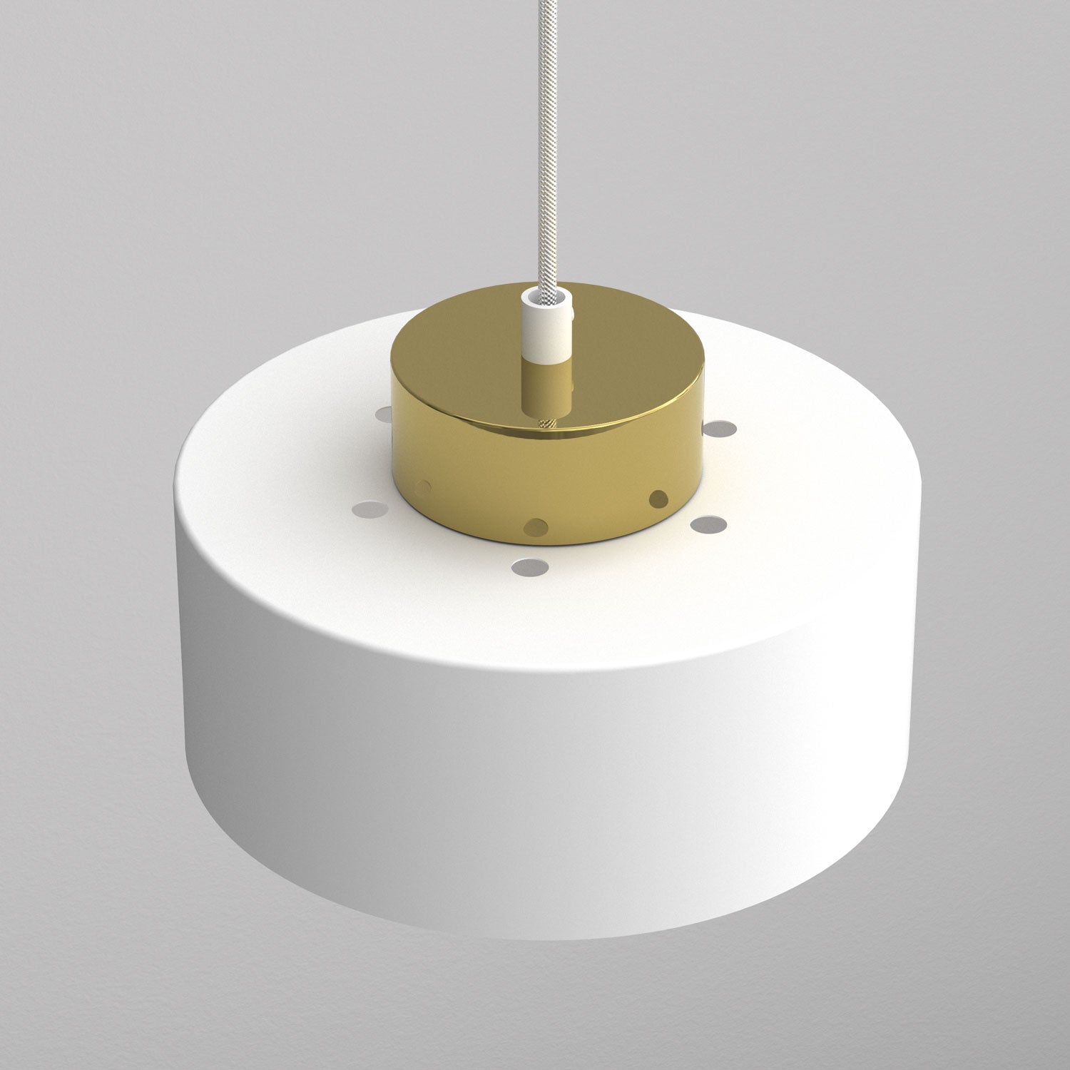 żyrandol Marti white/gold 1xE27