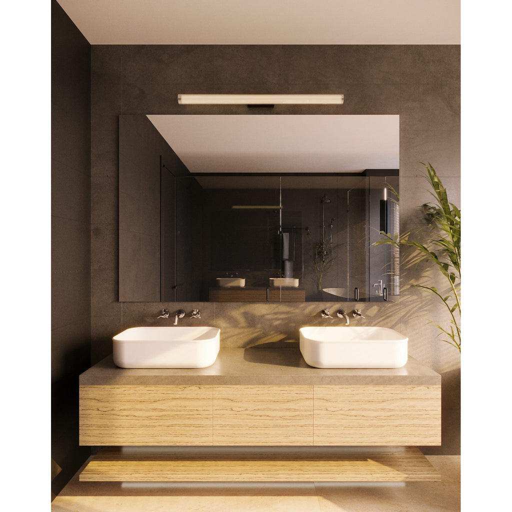 Maxlight Kinkiet Fayette - Aluminium + pc + szkło - Czarny W0367