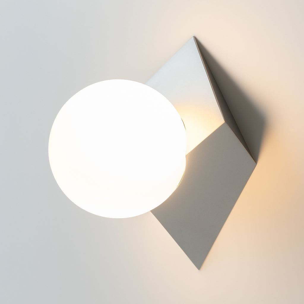 Maytoni Kinkiet Cubeo - Metal - Platynowy MOD445WL-01PT