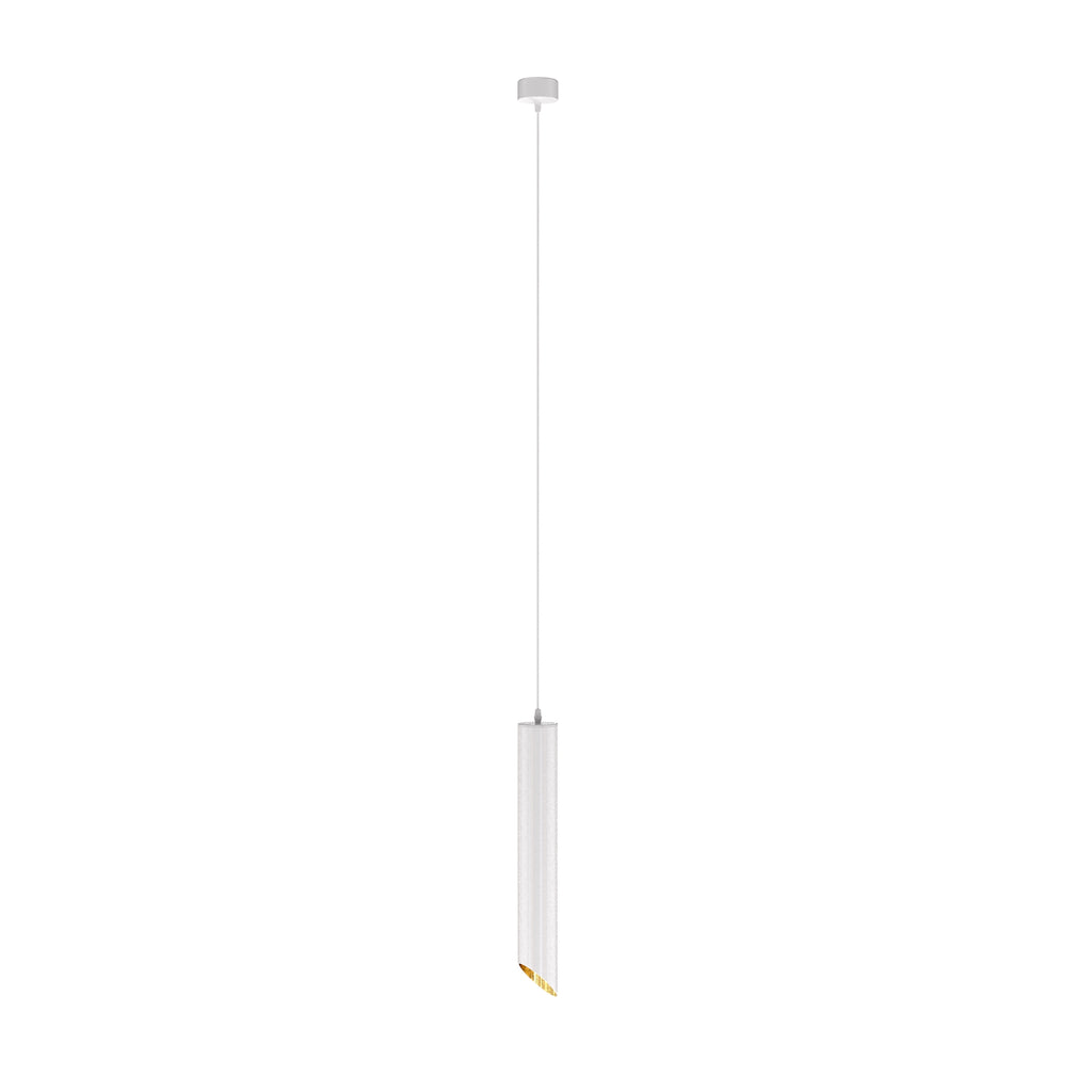 Maytoni Lampa wisząca Lipari - Aluminium - Biały ze złotem P044PL-01-40GU10-W