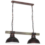 żyrandol Hakon natural wood 2xE27