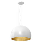 żyrandol Compo 3/4 bool ( dia 600) white/gold 1xE27