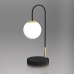 lampka gab. Cambridge (glass 2815) black/brass 1xE14