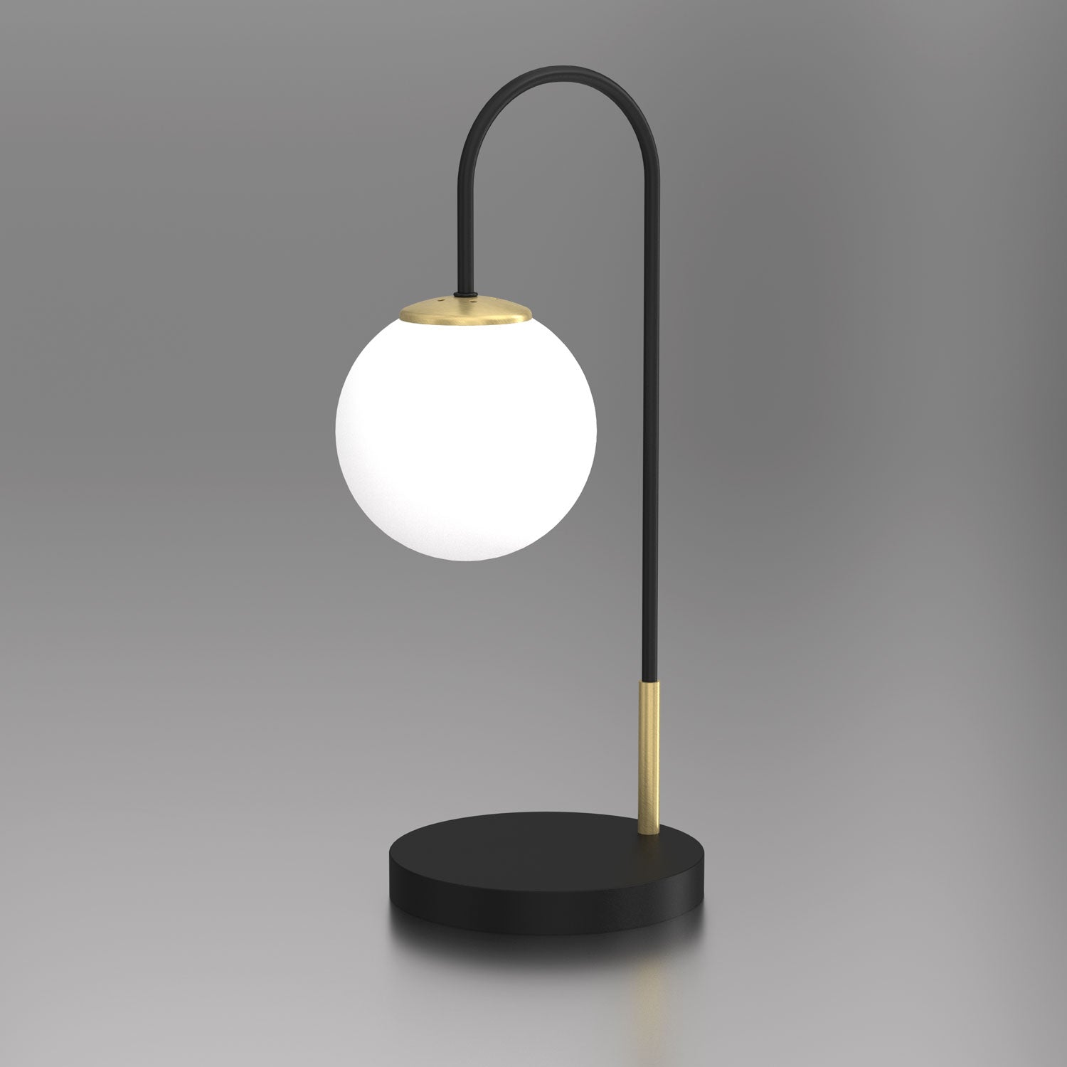lampka gab. Cambridge (glass 2815) black/brass 1xE14