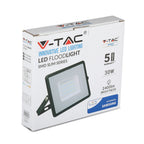 30W Naświetlacz LED SMD / Chip SAMSUNG / Barwa:4000K / Obudowa: Czarna