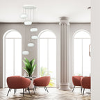 72W Lampa wisząca / Ściemnianie TRIAC / Barwa:3000K / Biały
