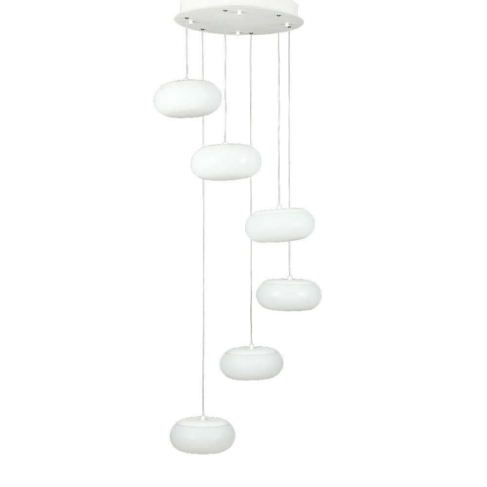72W Lampa wisząca / Ściemnianie TRIAC / Barwa:3000K / Biały