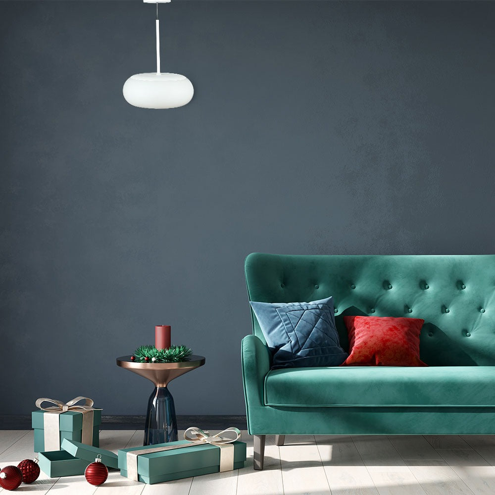 25W Lampa wisząca (Ściemnianie TRIAC) / Barwa: 3000K / Biały