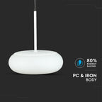 25W Lampa wisząca (Ściemnianie TRIAC) / Barwa: 3000K / Biały