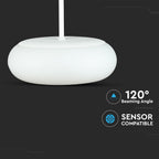 25W Lampa wisząca (Ściemnianie TRIAC) / Barwa: 3000K / Biały