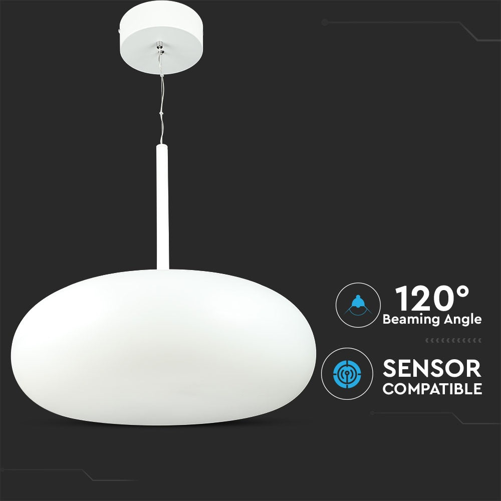 40W Lampa wisząca (Ściemnianie TRIAC) / Barwa:3000K / Biały