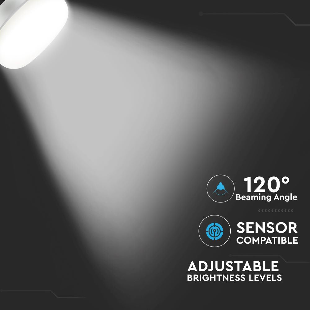 12W Lampka nocna (Ściemniacz TRIAC) Barwa: 3000K / Biały