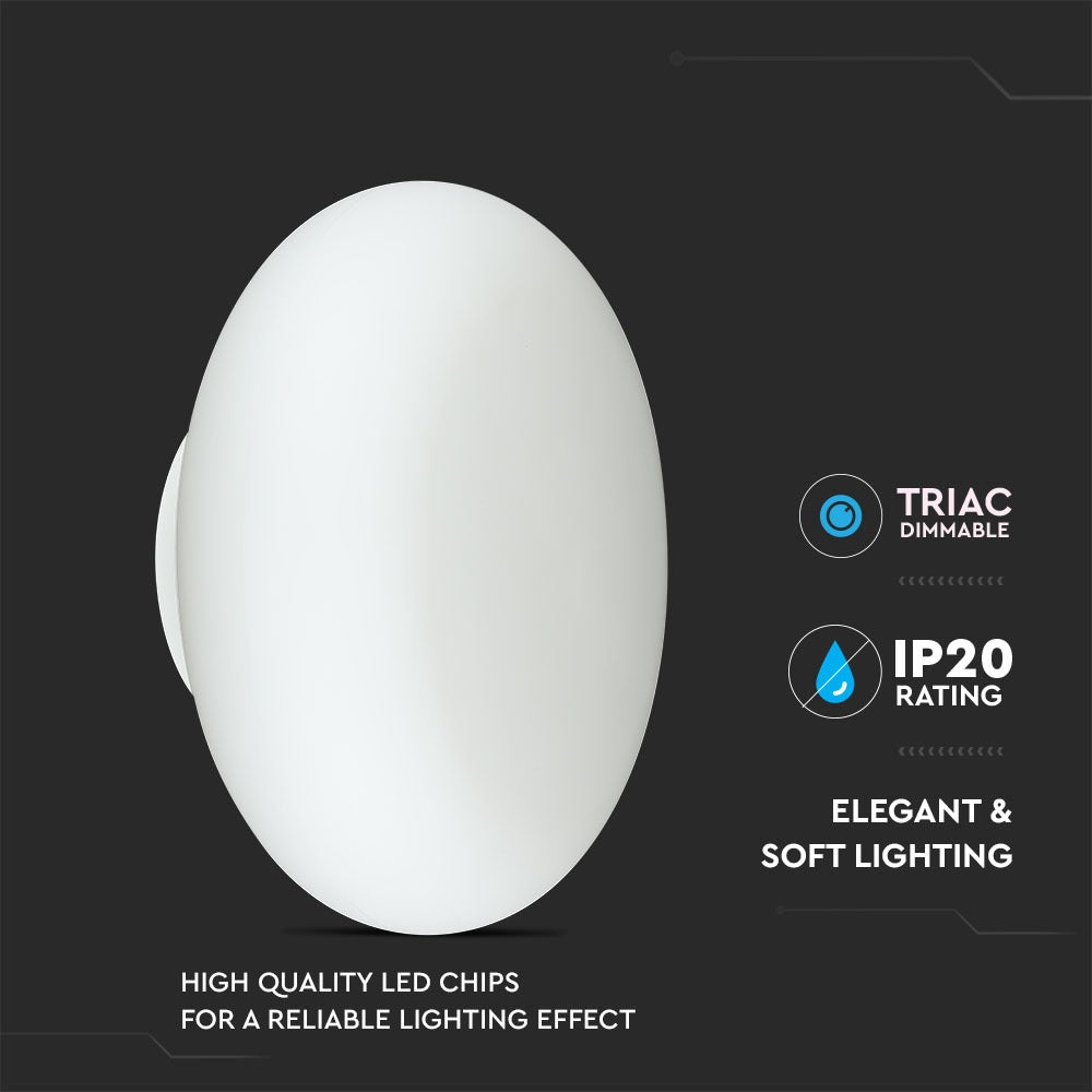 40W Plafon LED (Ściemnianie TRIAC) / Barwa:3000K / Biały