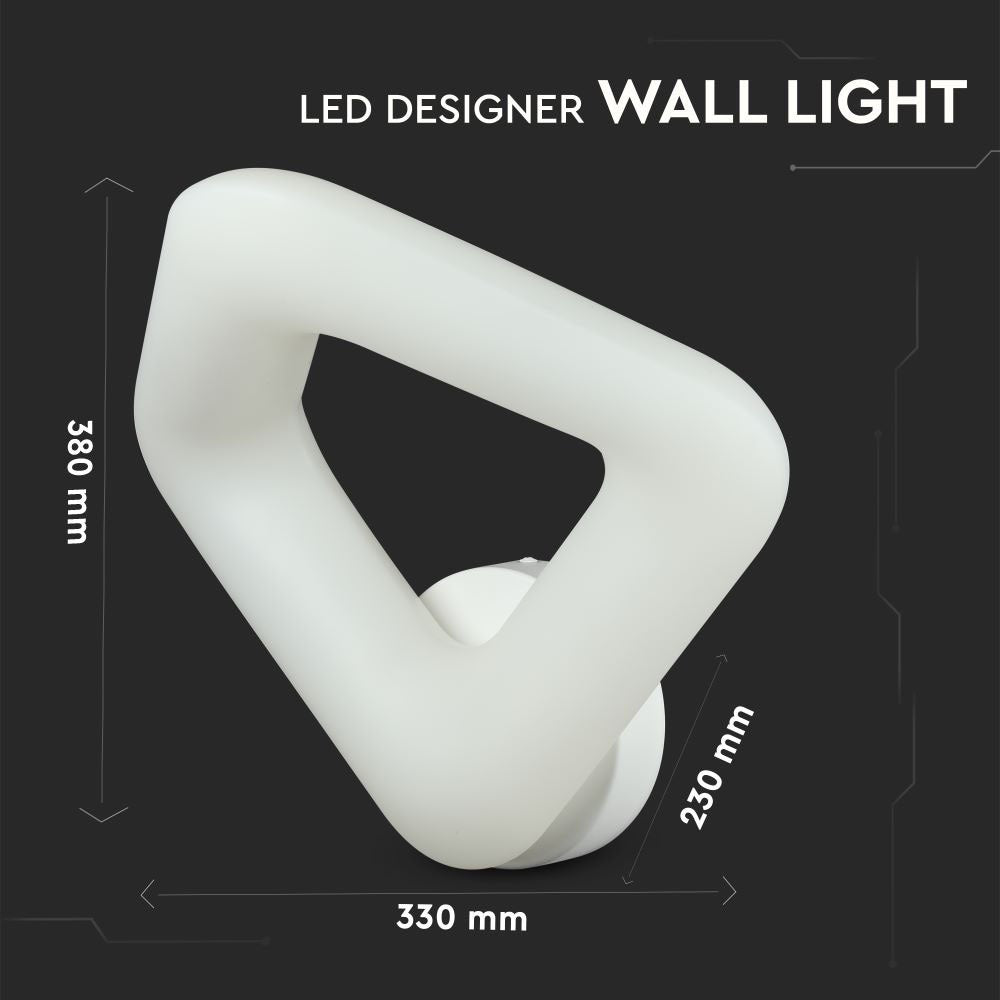 20W Kinkiet (Ściemnianie TRIAC) Barwa: 3000K / Biały