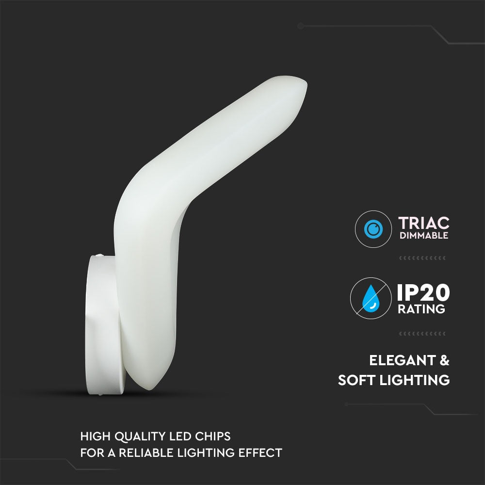 20W Kinkiet (Ściemnianie TRIAC) Barwa: 3000K / Biały