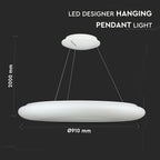 105W Oprawa wisząca LED / Ściemniana / Barwa:3000K
