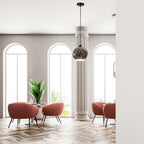 Lampa wisząca / Kula / Szkło 3D / Średnica: 250