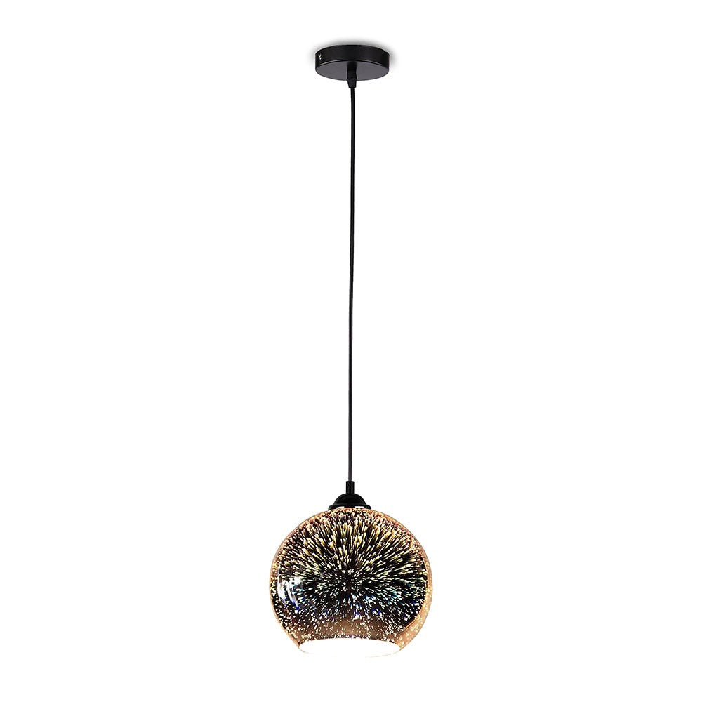 Lampa wisząca / Kula / Szkło 3D / Średnica: 250