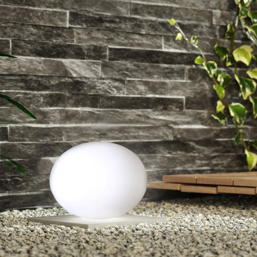 Oprawa ogrodowa LED OVAL BALL / / Wymiary:20X14cm