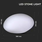 Oprawa ogrodowa LED STONE / / Wymiary:28X21X17cm