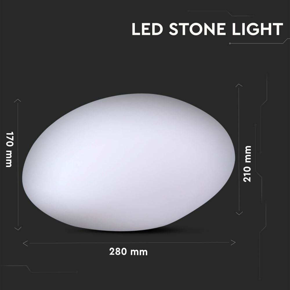 Oprawa ogrodowa LED STONE / / Wymiary:28X21X17cm