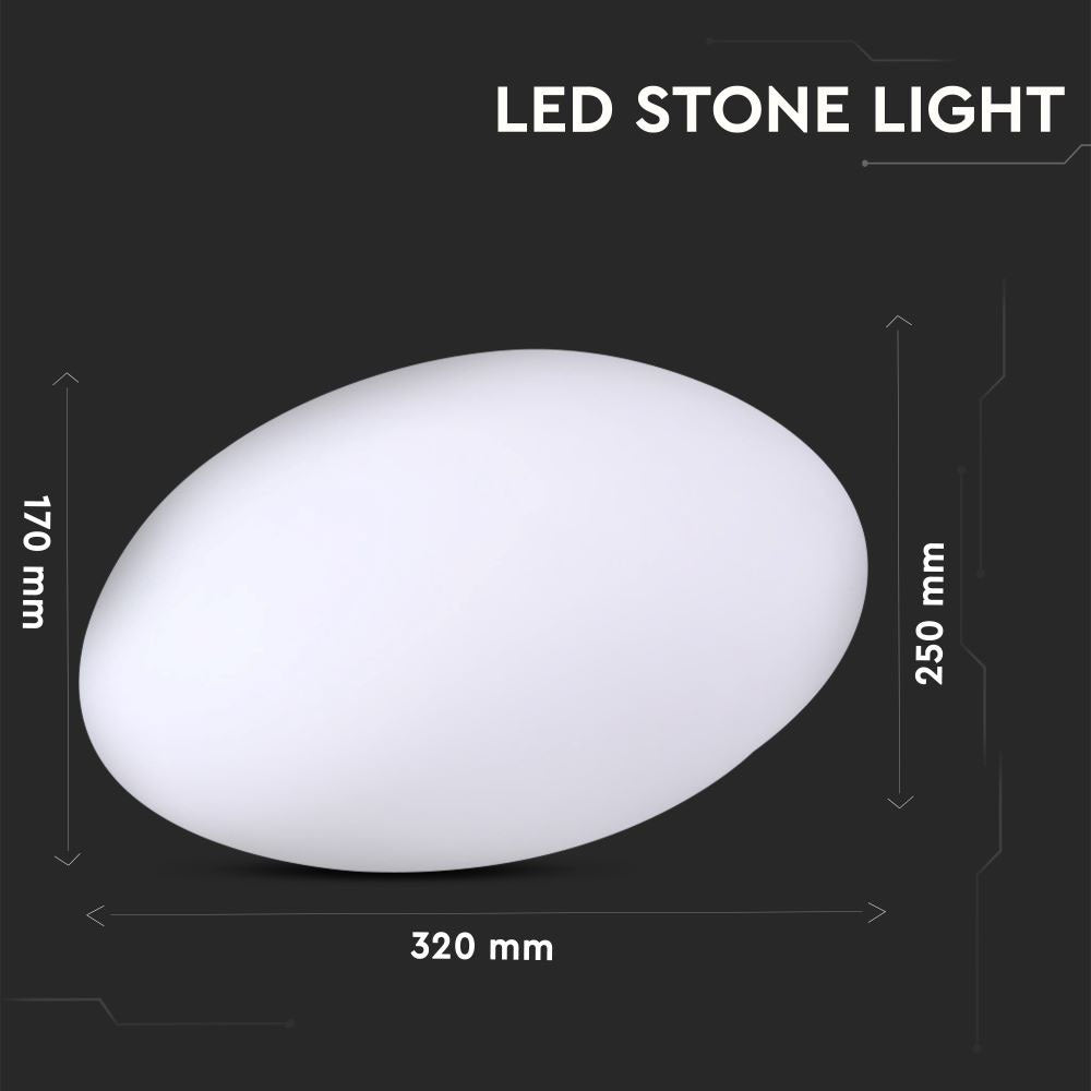 Oprawa ogrodowa LED STONE / / Wymiary:33X25X17cm