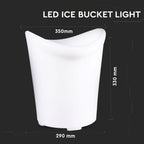 Oprawa ogrodowa LED ICE BUCKET / / Wymiary:29X33X35cm