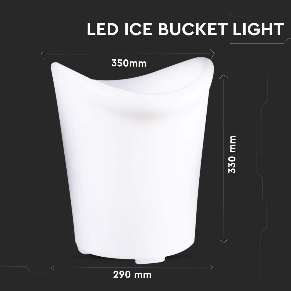 Oprawa ogrodowa LED ICE BUCKET / / Wymiary:29X33X35cm