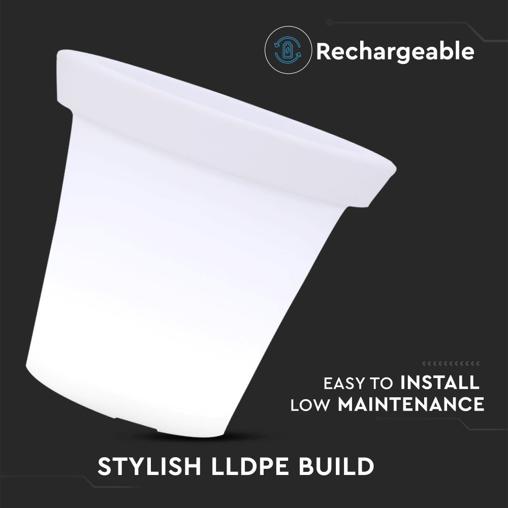 Oprawa ogrodowa LED POT / / Wymiary:35.5X32.5cm