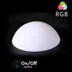 Oprawa ogrodowa LED HALF / Okrągła BALL / / Wymiary:50X26cm