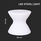 Stolik ogrodowy LED / / Wymiary:40X36cm