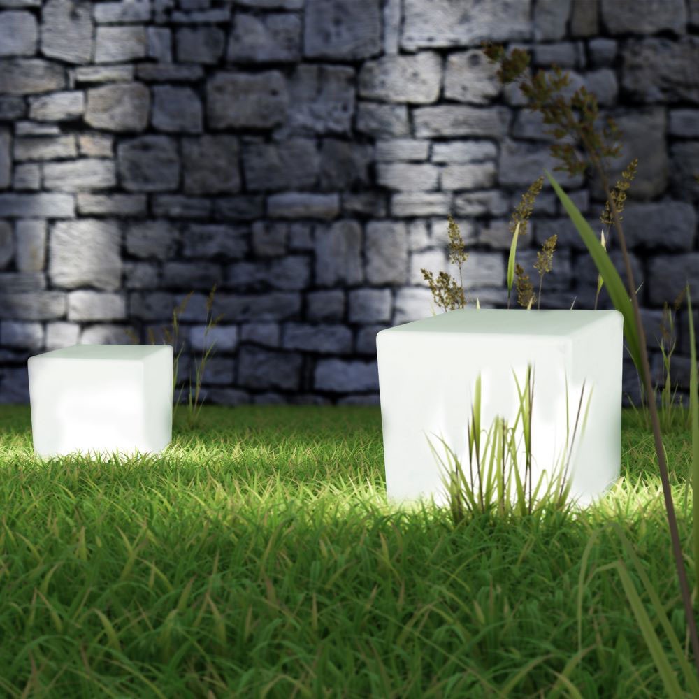 Oprawa ogrodowa LED CUBE / / Wymiary:40X40X40cm