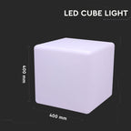 Oprawa ogrodowa LED CUBE / / Wymiary:40X40X40cm
