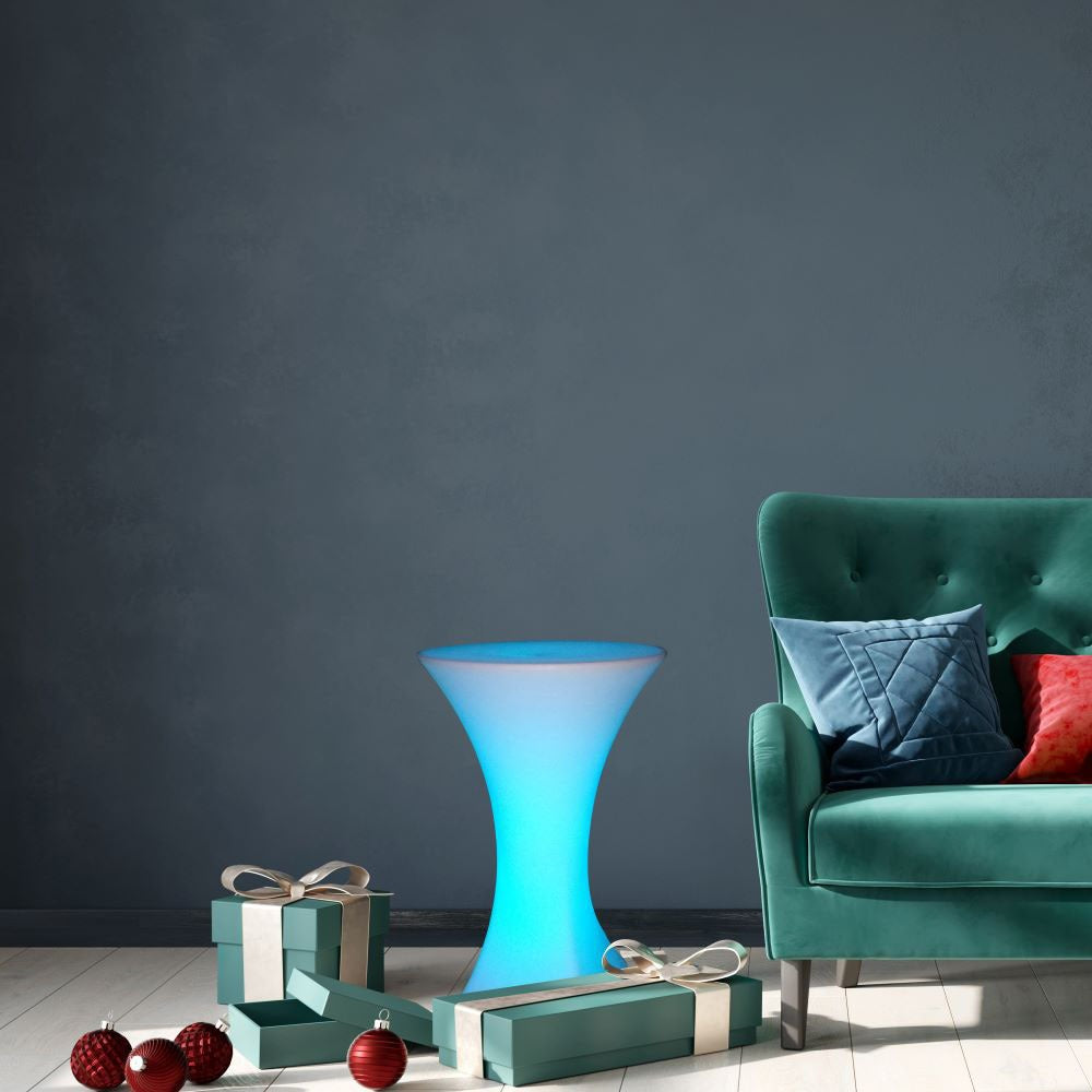 Stolik ogrodowy LED / / Wymiary:60X110cm